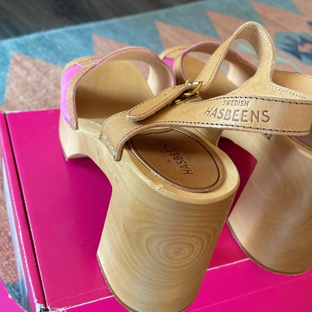 NWB Swedish Hasbeens Sophisticated Sandal - Picture 8 of 11
